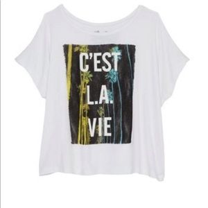 C’est L.A. Vie Crop Top. Worn Once